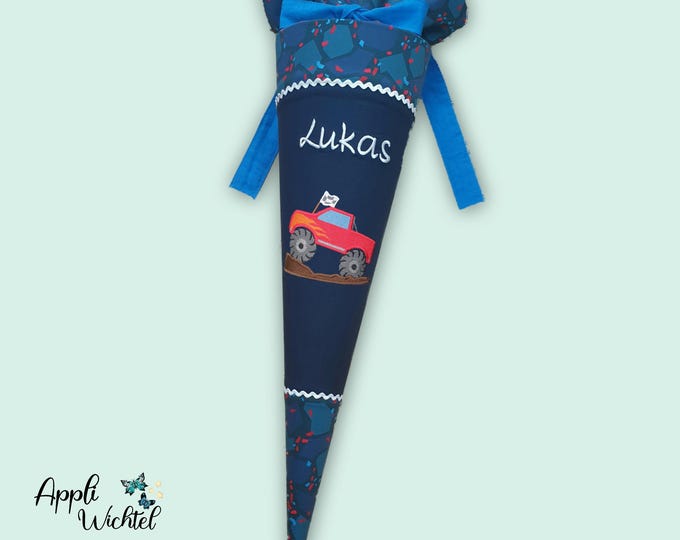 Schultüte Monster Truck passend zum Tractor Freddy Schulranzen