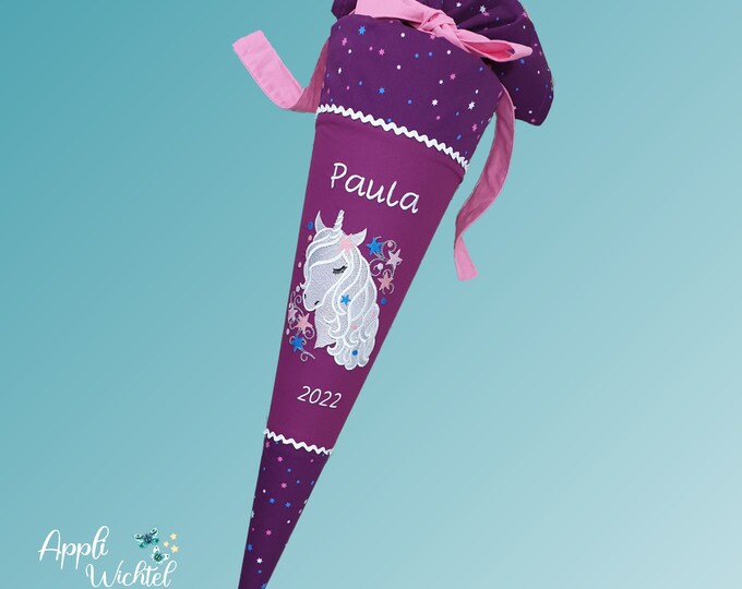 Schultüte mit Einhorn passend zum Dreamy Unicorn Schulranzen