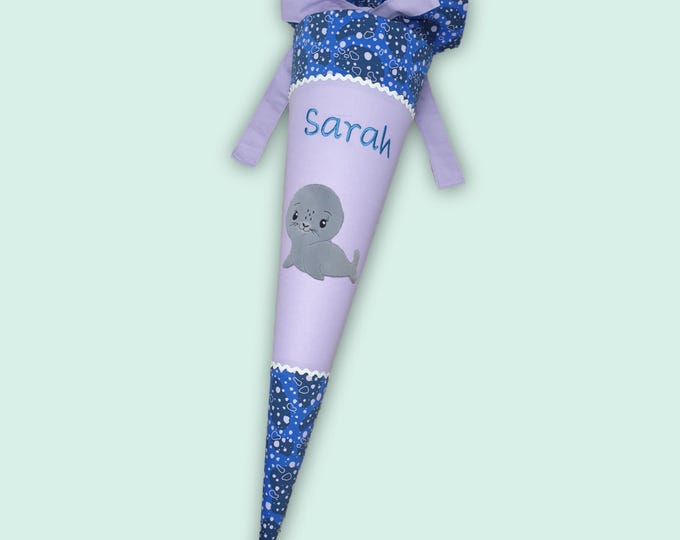 Schultüte Robbe Seehund passend zum Ozeanbärwohner Schulranzen