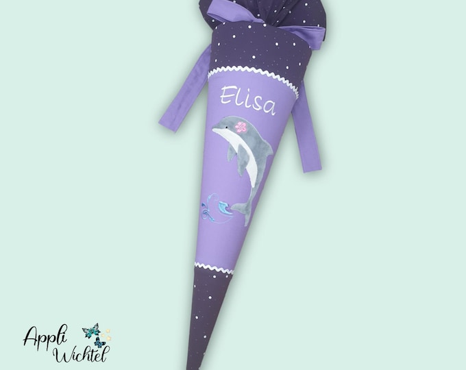 Schultüte Delfin passend zum Sternguckbär Schulranzen