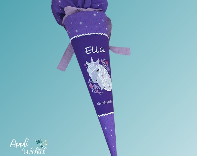 Schultüte mit Einhorn passend zum Dreamy Pegasus Shadow Schulranzen