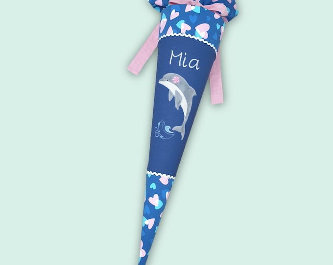 Schultüte Delfin passend zum Seashell Pearl Schulranzen