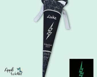 Schultüte Blitz (Leuchtet im Dunklen) passend zum Super ReflektBär Glow Schulranzen