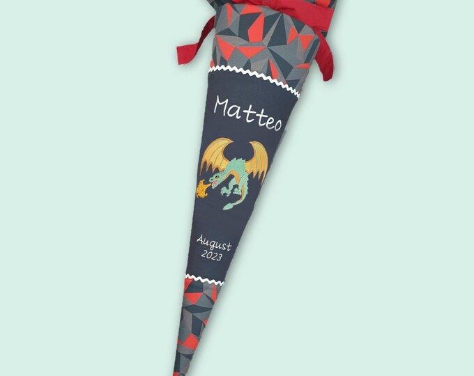 Schultüte Drache passend zum TaekBärdo  Schulranzen