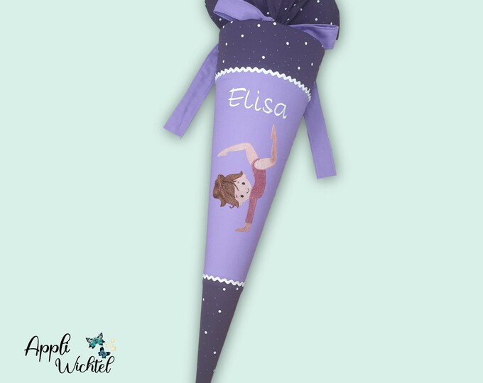 Schultüte Turnerin passend zum Sternguckbär Schulranzen