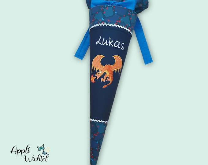 Schultüte Drache passend zum Tractor Freddy Schulranzen