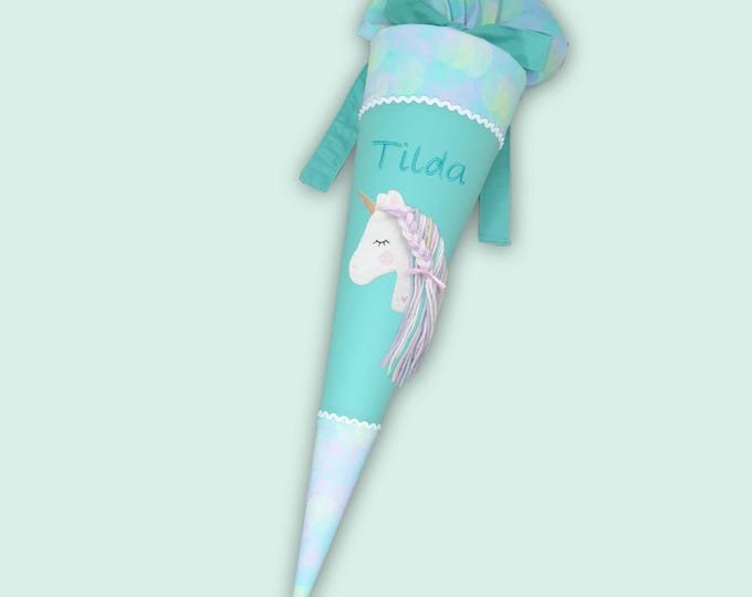 Schultüte mit Einhorn passend zum Zaubärwelt Schulranzen