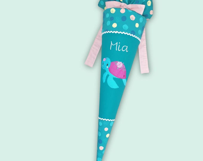 Schultüte Schildkröte passend zum Turtle Josie Schulranzen