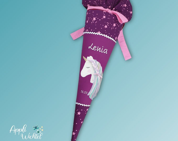 Schultüte mit Einhorn passend zum step by step Unicorn Nuala Schulranzen
