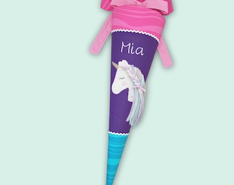 Schultüte Einhorn passend zum Dolphin Lana Schulranzen