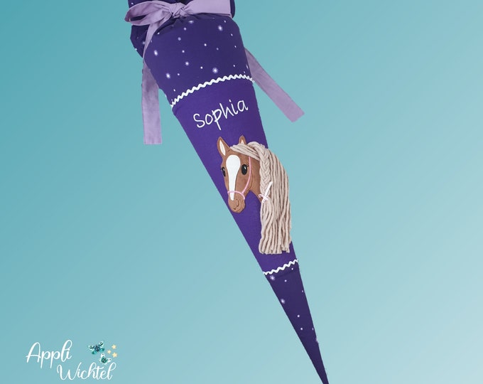 Schultüte Pferd passend zum Bärgasus Glow Schulranzen