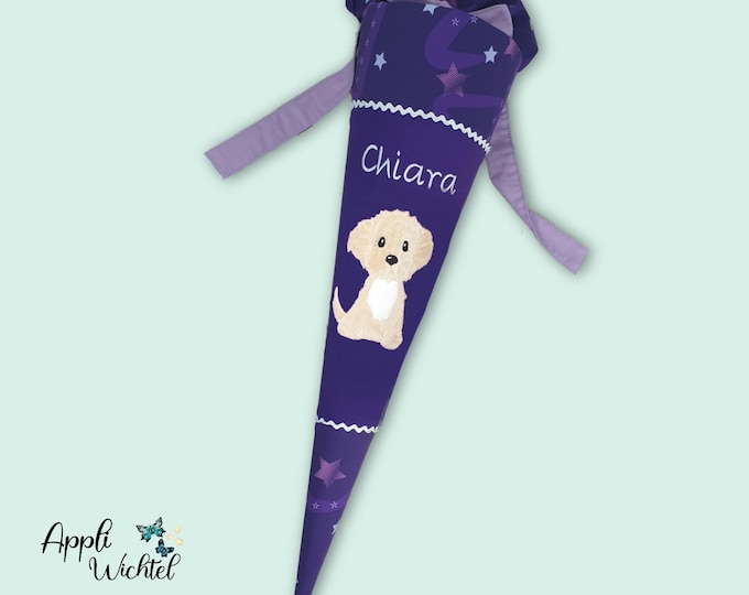 Schultüte mit Hund passend zum Pegasus Emily Schulranzen