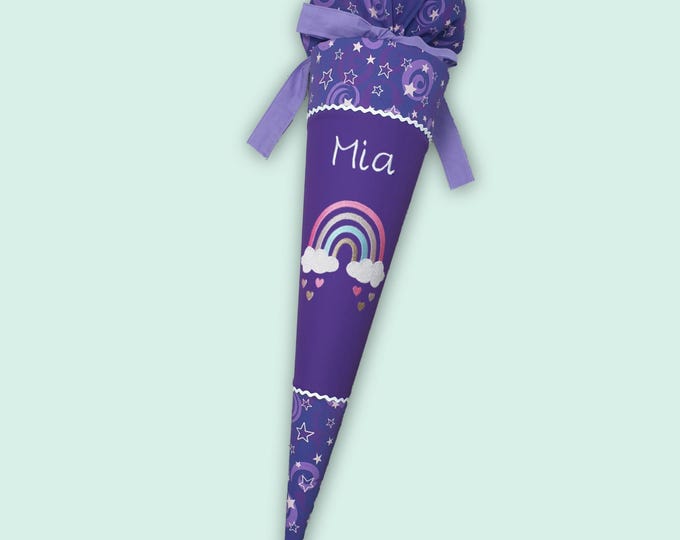 Schultüte Regenbogen passend zum Pegasus Liv Schulranzen