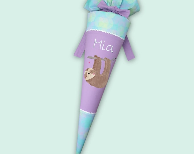 Schultüte Faultier passend zum Zaubärwelt Schulranzen