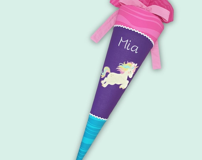 Schultüte Einhorn passend zum Dolphin Lana Schulranzen