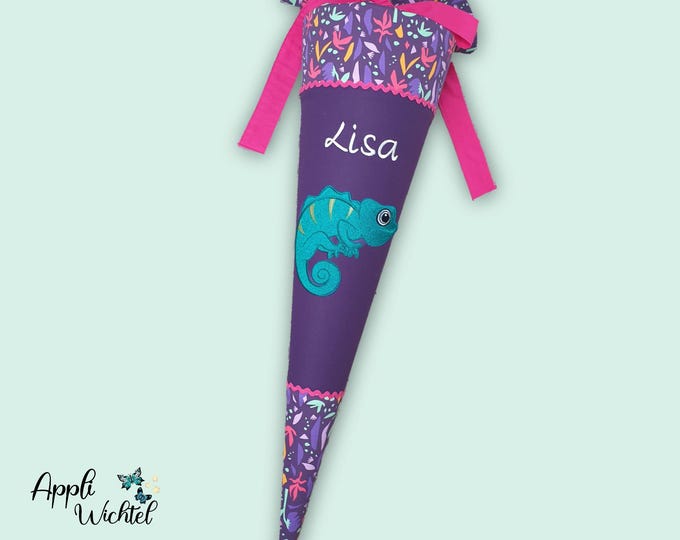 Schultüte Chameleon passend zum Ambärzonas Schulranzen