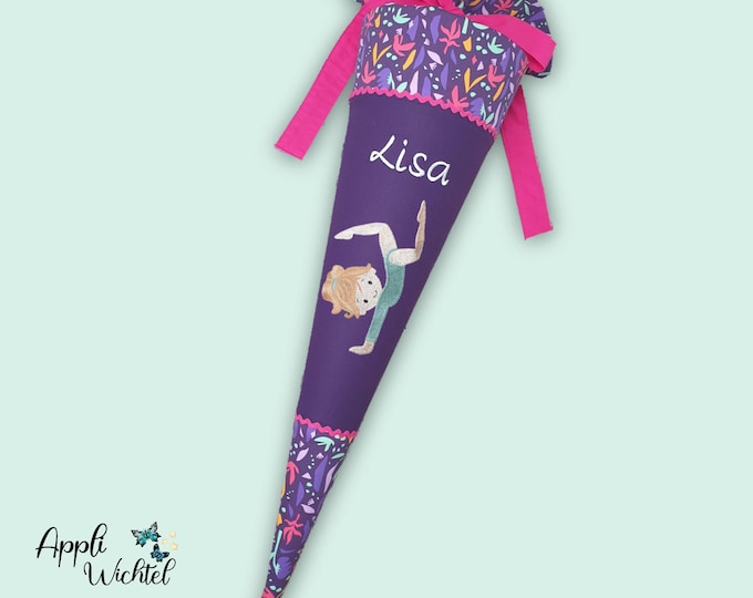 Schultüte Turnerin passend zum Ambärzonas Schulranzen