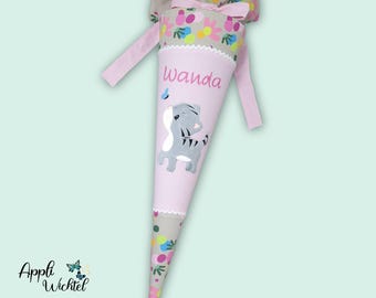 Schultüte Katze passend zum Flower Powbär Schulranzen