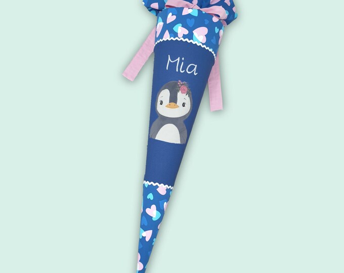 Schultüte Pinguin passend zum Seashell Pearl Schulranzen