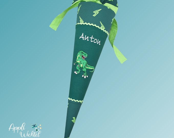 Schultüte Dino passend zum Bärtastisch Schulranzen