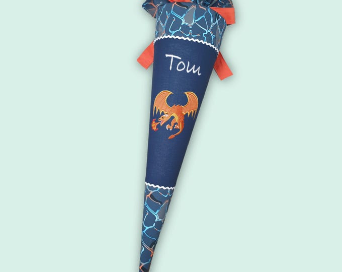 Schultüte Drache passend zum  Eldrador Lava Dragon Schulranzen