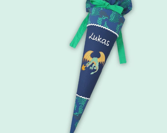 Schultüte Drache passend zum Dachenbezwingbär   Schulranzen