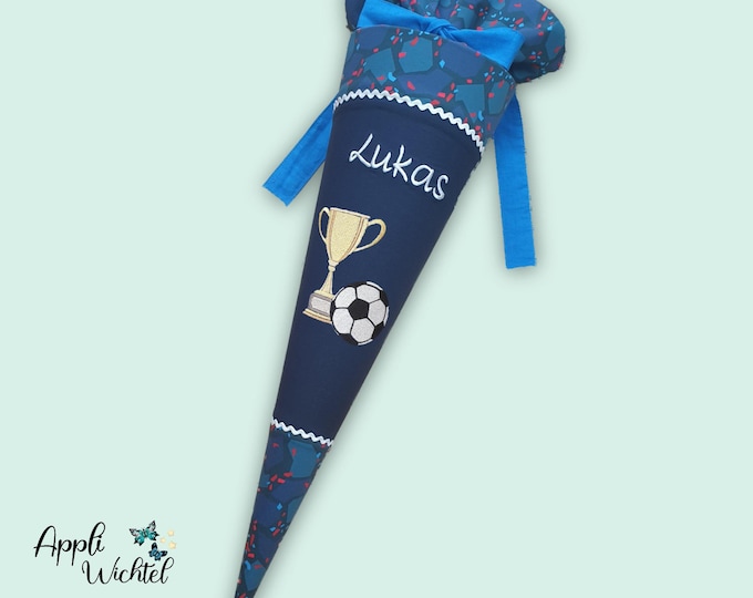 Schultüte Pokal und Fussball passend zum Tractor Freddy Schulranzen