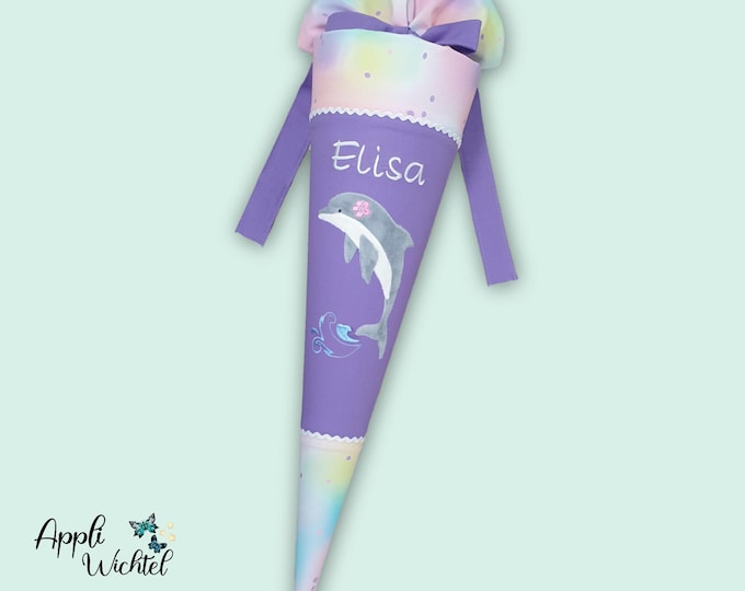 Schultüte Delfin passend zum step by step Butterfly Luna Schulranzen