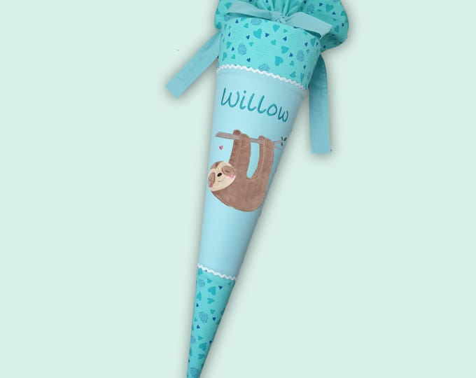 Schultüte Faultier passend zum Reitbärtraum Schulranzen