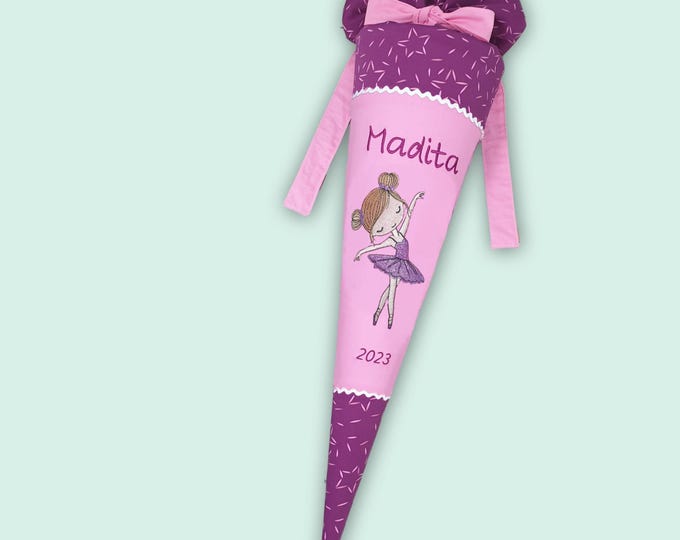 Schultüte mit Ballerina passend zum Pretty Unicorn Nuala Schulranzen