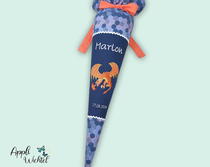 Schultüte Drache passend zum  Eldrador Schulranzen