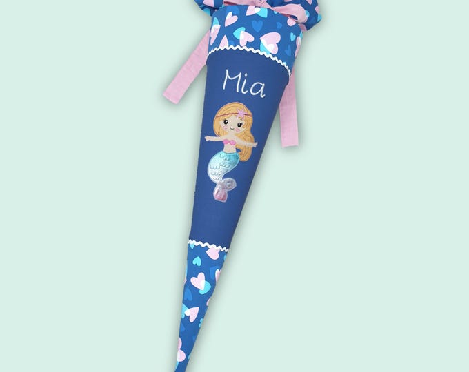 Schultüte Meerjungfrau passend zum Seashell Pearl Schulranzen