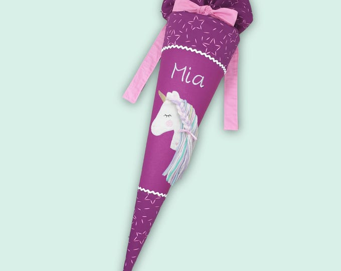 Schultüte mit Einhorn passend zum Pretty Unicorn Nuala Schulranzen