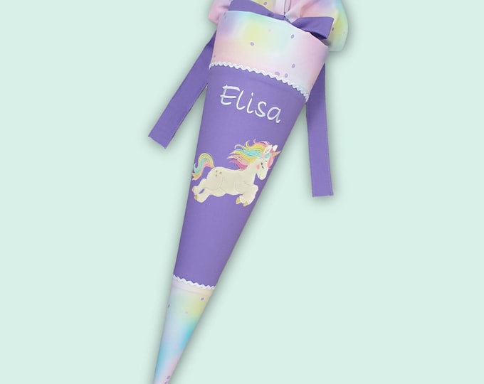 Schultüte Einhorn passend zum step by step Butterfly Luna Schulranzen