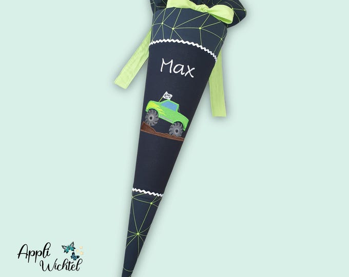 Schultüte Monster Truck passend zum Cybär Race Schulranzen