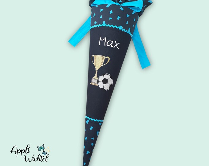 Schultüte Pokal und Fussball passend zum Verfolgbärjagd Schulranzen
