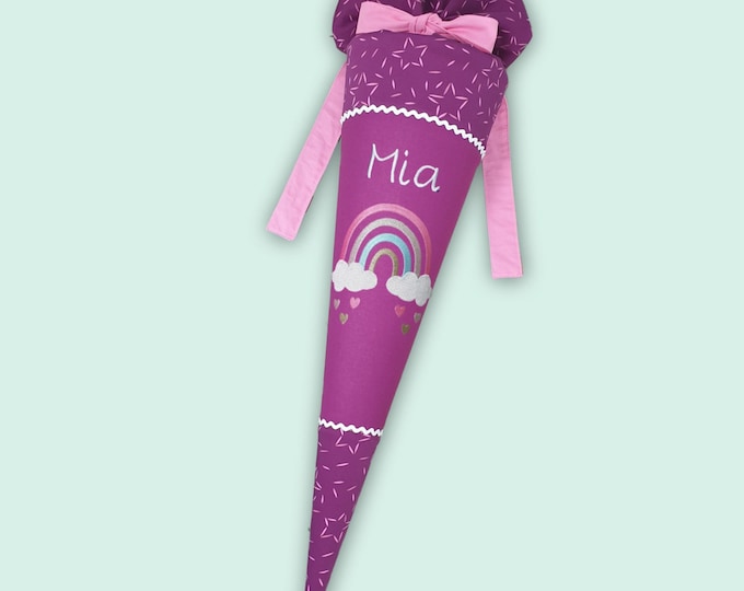 Schultüte Regenbogen passend zum Pretty Unicorn Nuala Schulranzen