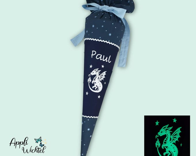 Schultüte Drache (Leuchtet im Dunklen) passend zum KoBärnikus Schulranzen
