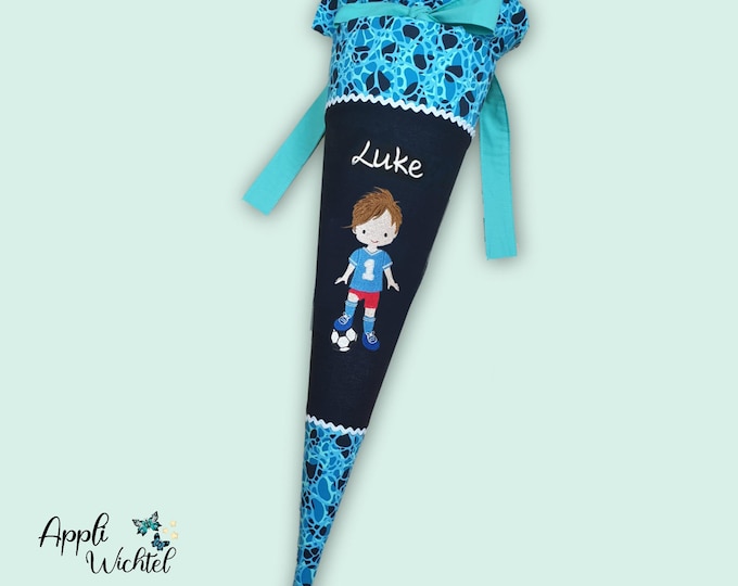 Schultüte Fussball passend zum Abtauchbär Schulranzen