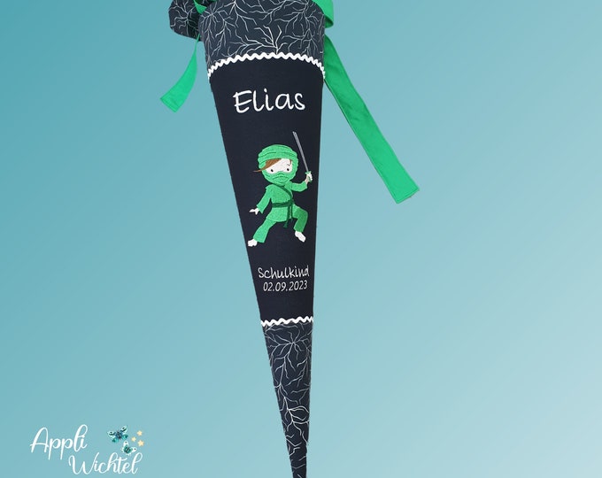 Schultüte Ninja passend zum Super ReflektBär Glow Schulranzen