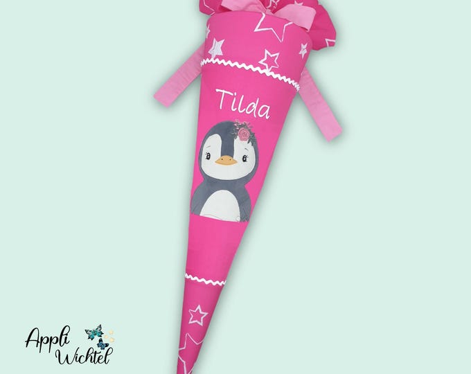 Schultüte mit Pinguin passend zum Sternzaubär Schulranzen