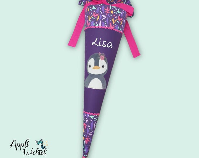 Schultüte Pinguin passend zum Ambärzonas Schulranzen