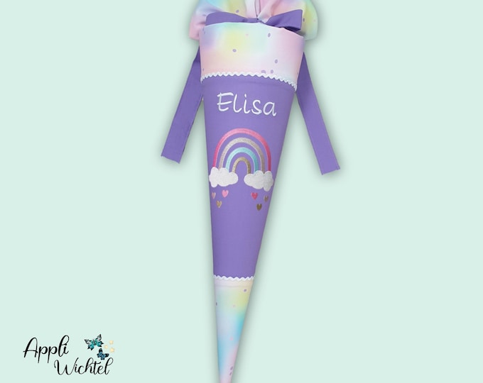 Schultüte Regenbogen passend zum step by step Butterfly Luna Schulranzen