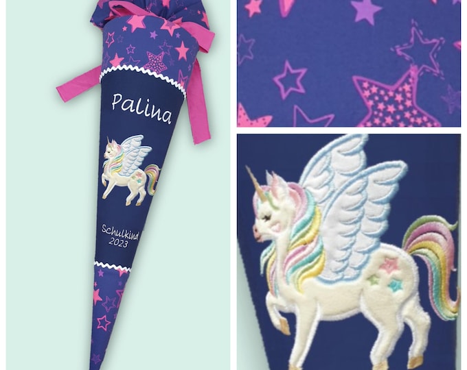 Schultüte mit Einhorn passend zum Pegasus Night Nuala Schulranzen