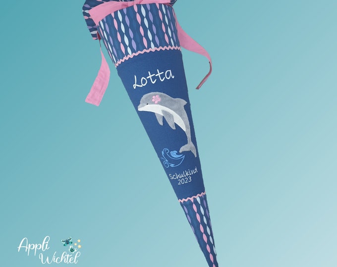 Schultüte Delfin passend zum step by step Mermaid Schulranzen