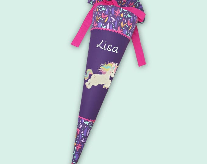 Schultüte Einhorn passend zum Ambärzonas Schulranzen