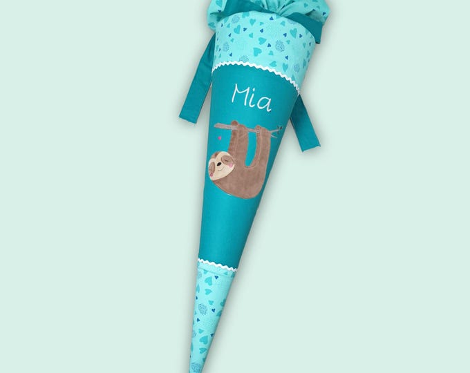 Schultüte Faultier passend zum Reitbärtraum Schulranzen