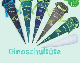 70 cm Schultüte Dino Dinosaurier Dinoschultüte farblich passend zum Schulranzen