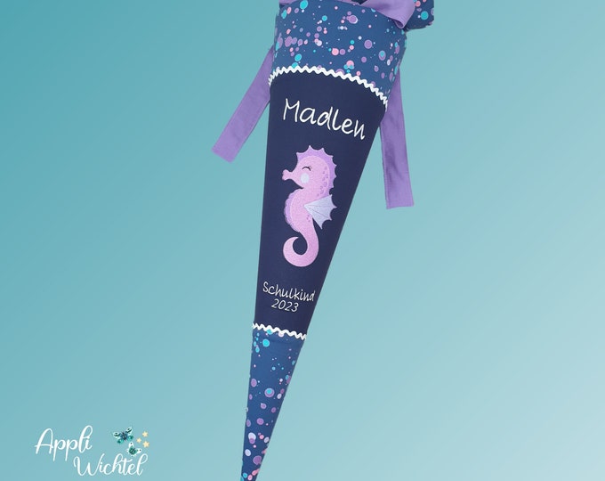 Schultüte Seepferd passend zum DerDieDas Deep Ocean Schulranzen