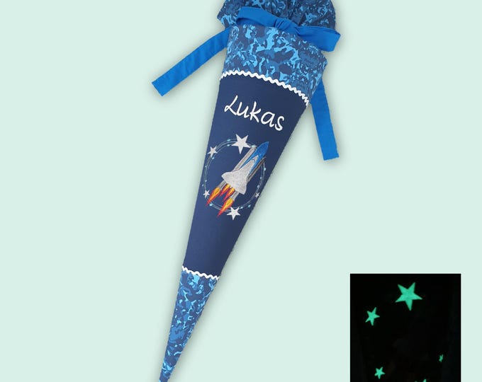 Schultüte Rakete passend zum Manta Rio Schulranzen